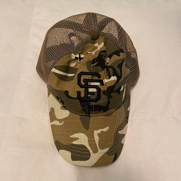 giants camo hat